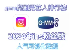 Video herunterladen: 【gmmtv2024排行榜】腐人ins粉丝数排行｜人气值可视化｜群像认人｜百万级别