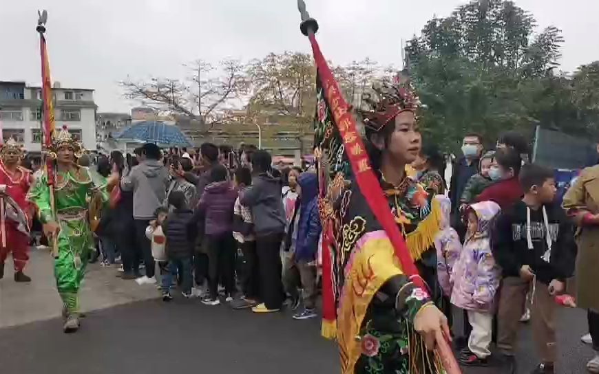 [图]潮汕千年古镇棉湖旧时四十八个社，实拍正月十四日春兴古社的活动