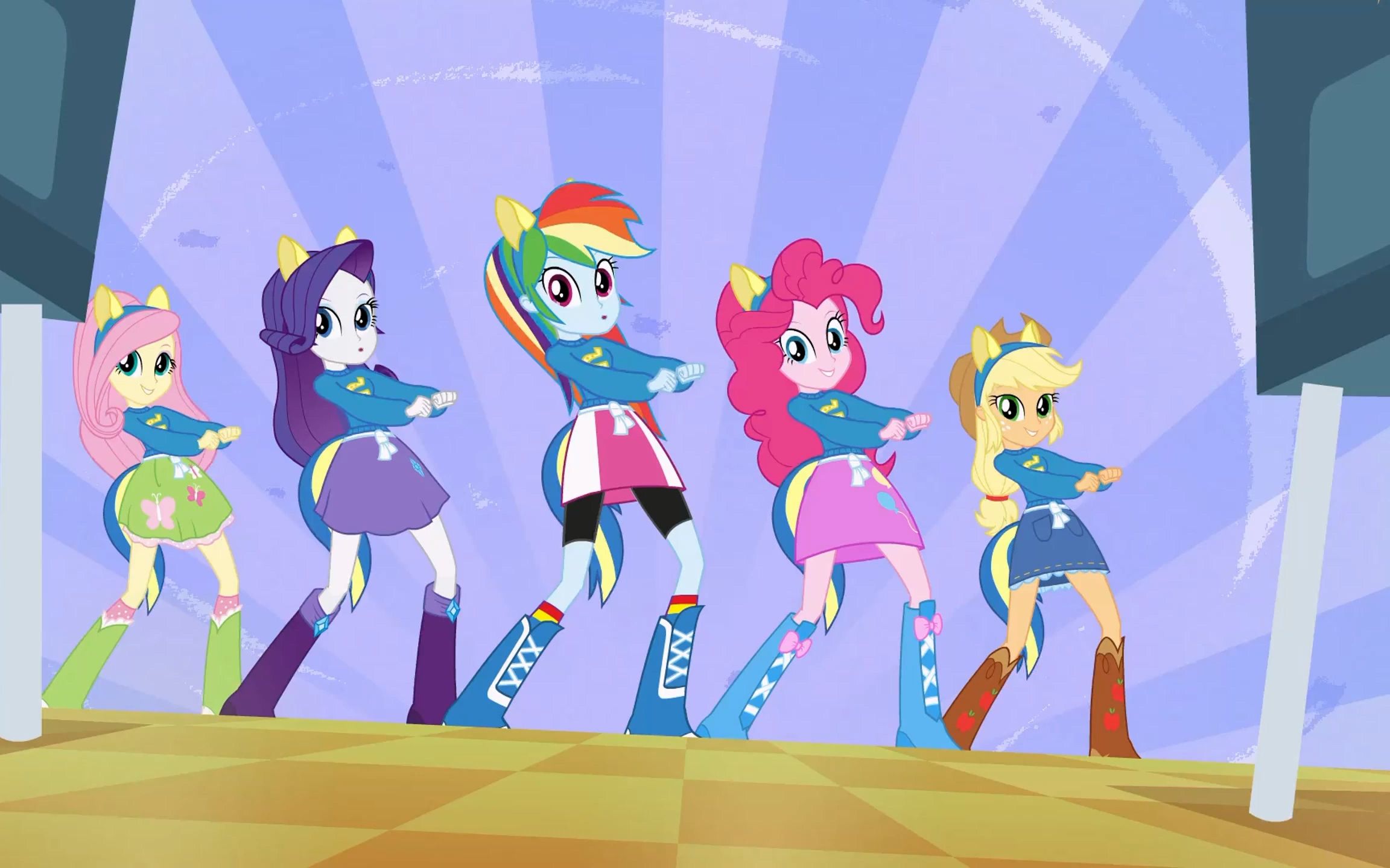 中西双字  马国女孩 equestria girls