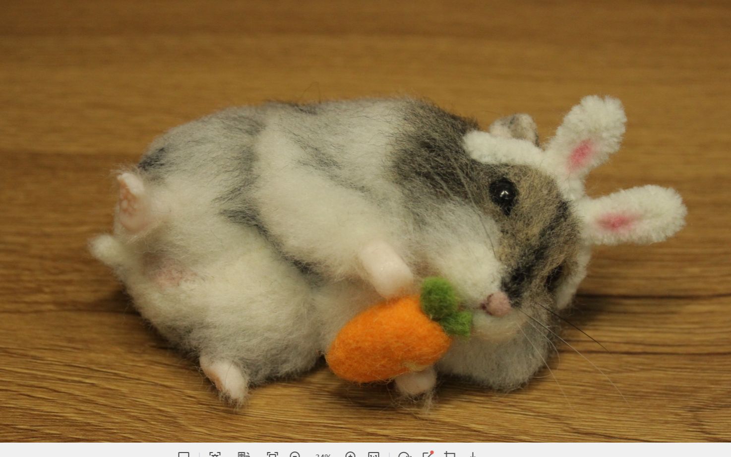 【羊毛毡】上次像这么戳仓鼠还是在上次