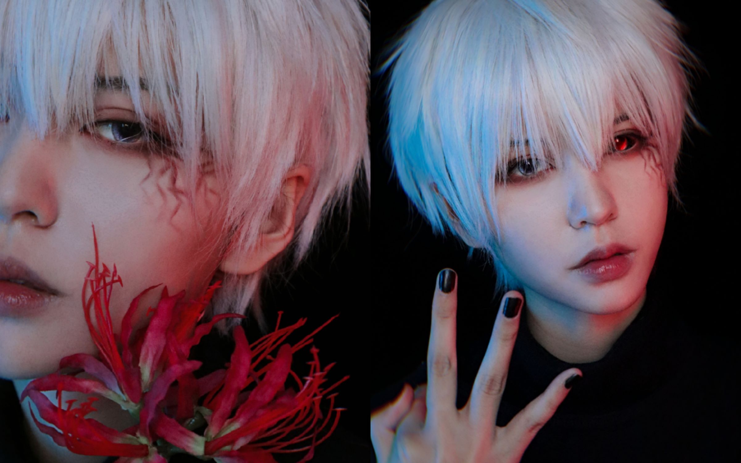 【西瓜】考古向cos金木研仿妆【回到14年的那个夏天