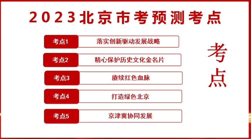 2023北京市考考前划重点:北京市考预测考点哔哩哔哩bilibili