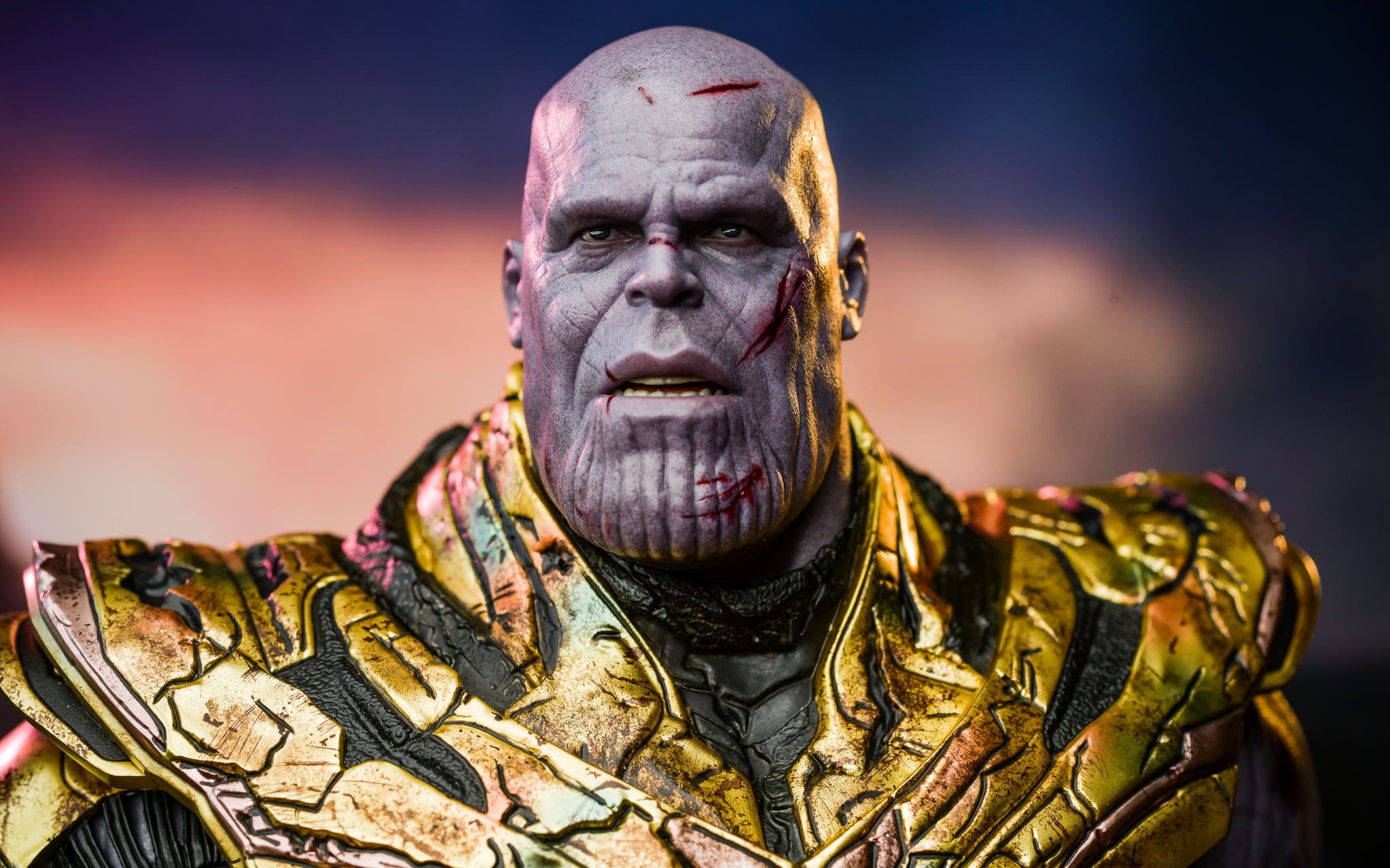 开箱 hottoys 1/6 mms564 复仇者联盟 灭霸thanos 4.