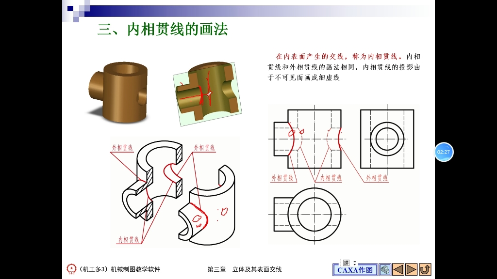 相贯线画法讲解