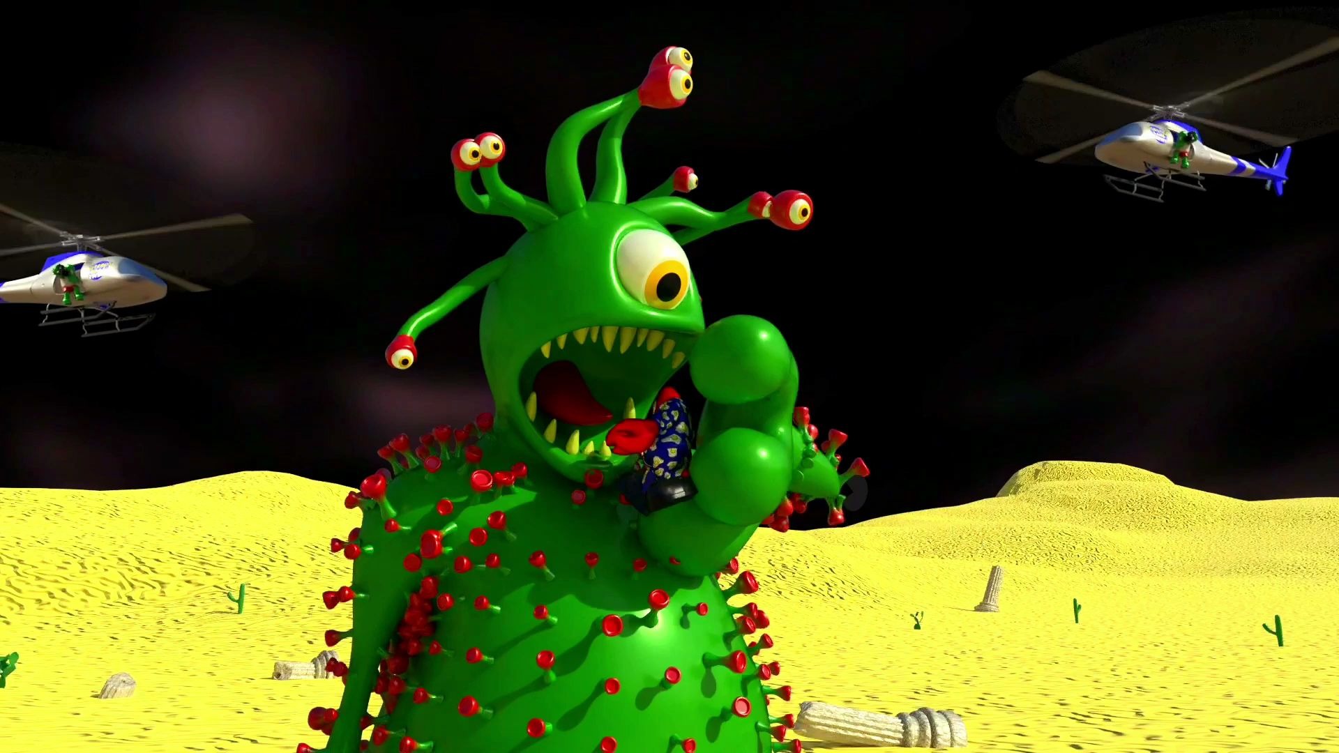 【龙虾大陆】龙虾侠大破新冠怪兽危机 by philip colbert