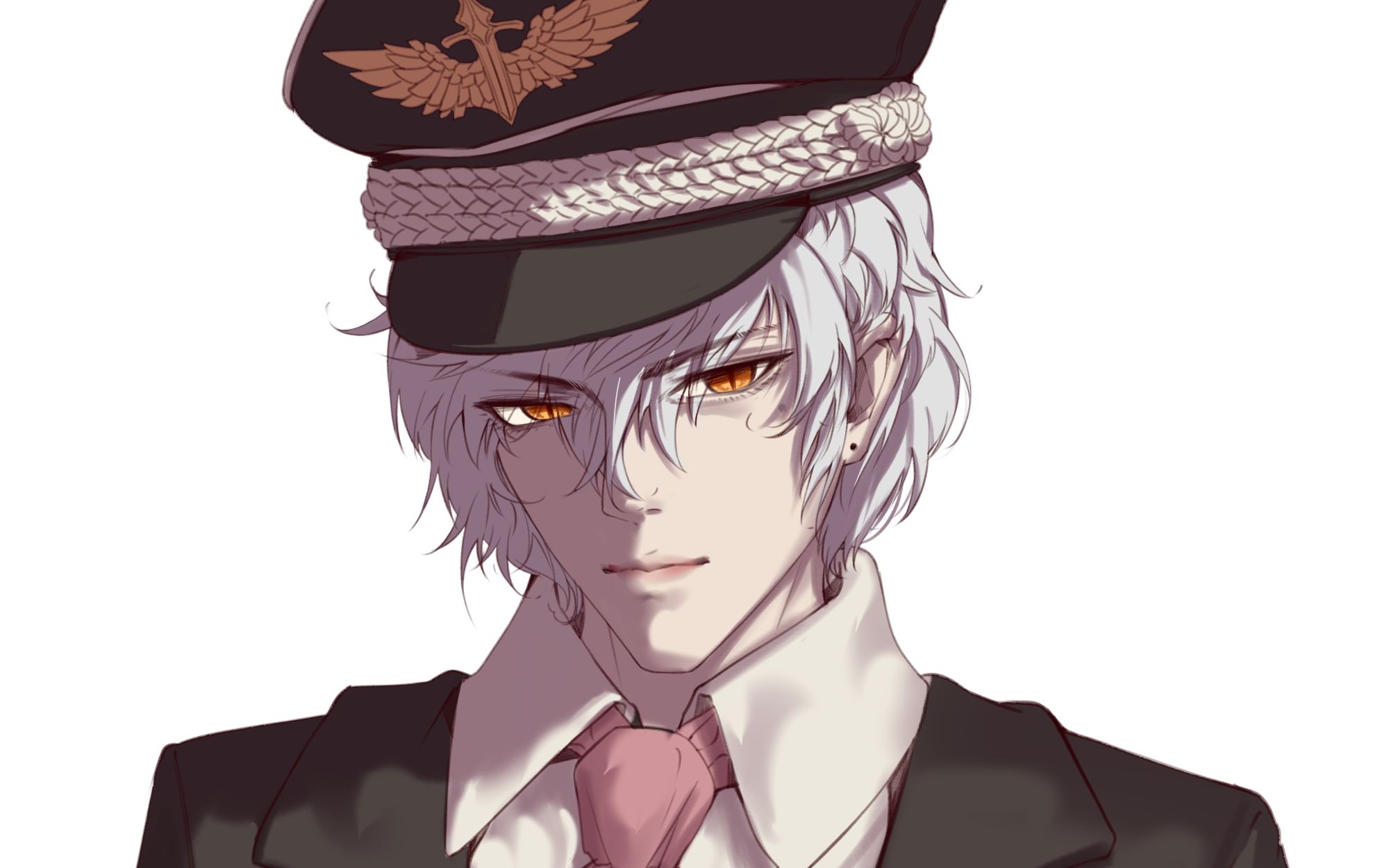 月入30k的原画大触绘画全流程 残留的魅影 德国军官设计