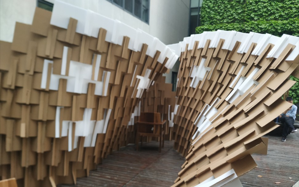 《从一片纸板开始》 食人组的建造节作品『风华·井冈山』_哔哩哔哩