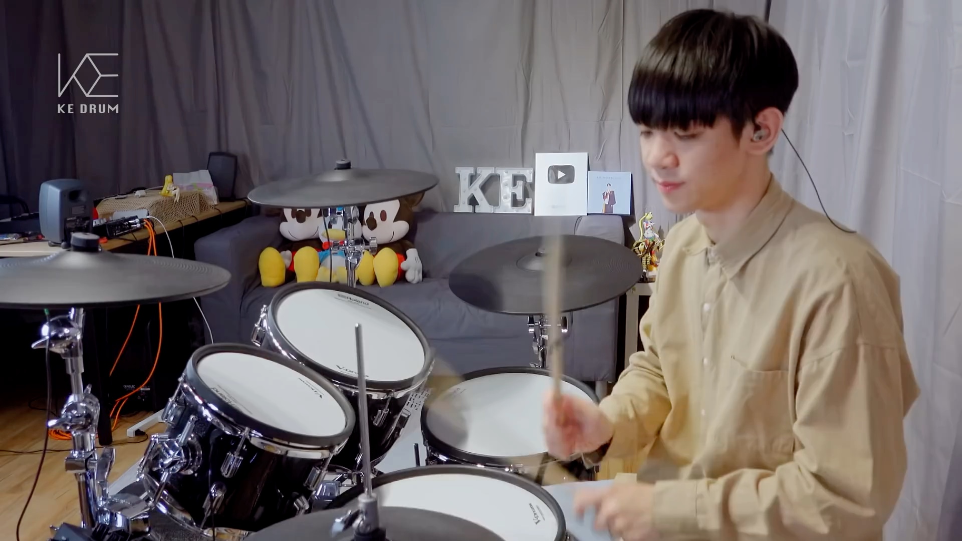 蒋小呢 -【for ya】drum cover by 李科穎ke 爵士鼓