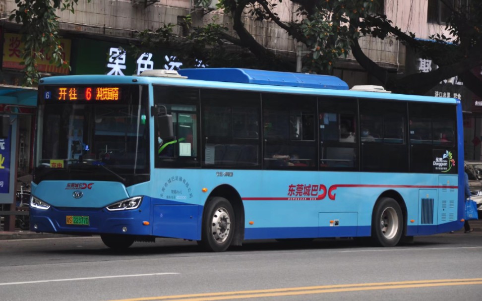 036——东莞城巴6路第一视角全程前方展望(莞城科技园南——南城车站)