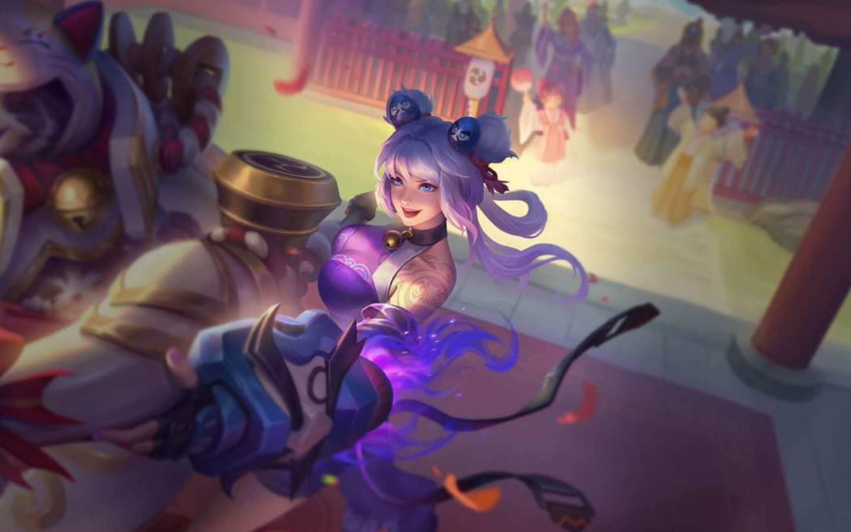 传说对决〕筱清 「好运达摩」 特效展示|好运达摩,大吉大利