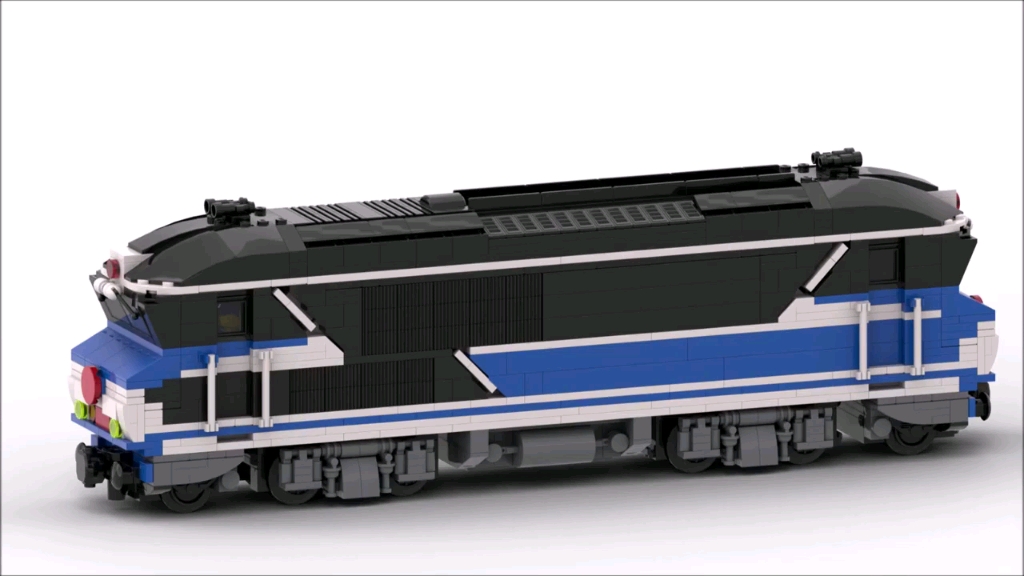 乐高火车～法国内燃机车搭建过程