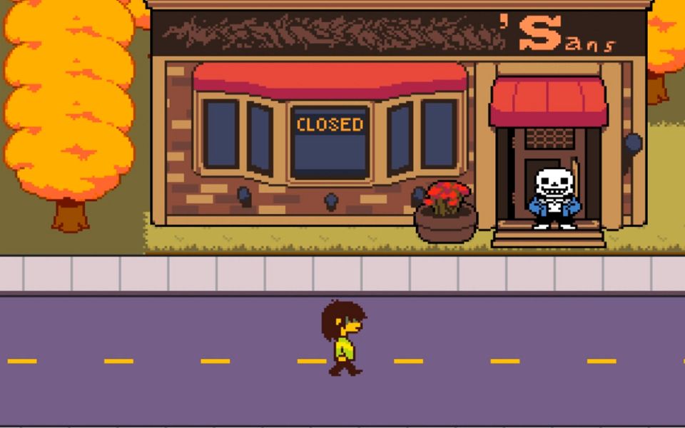 【deltarune】三角符文里的sans_哔哩哔哩 (゜-゜)つロ 干杯~-bili