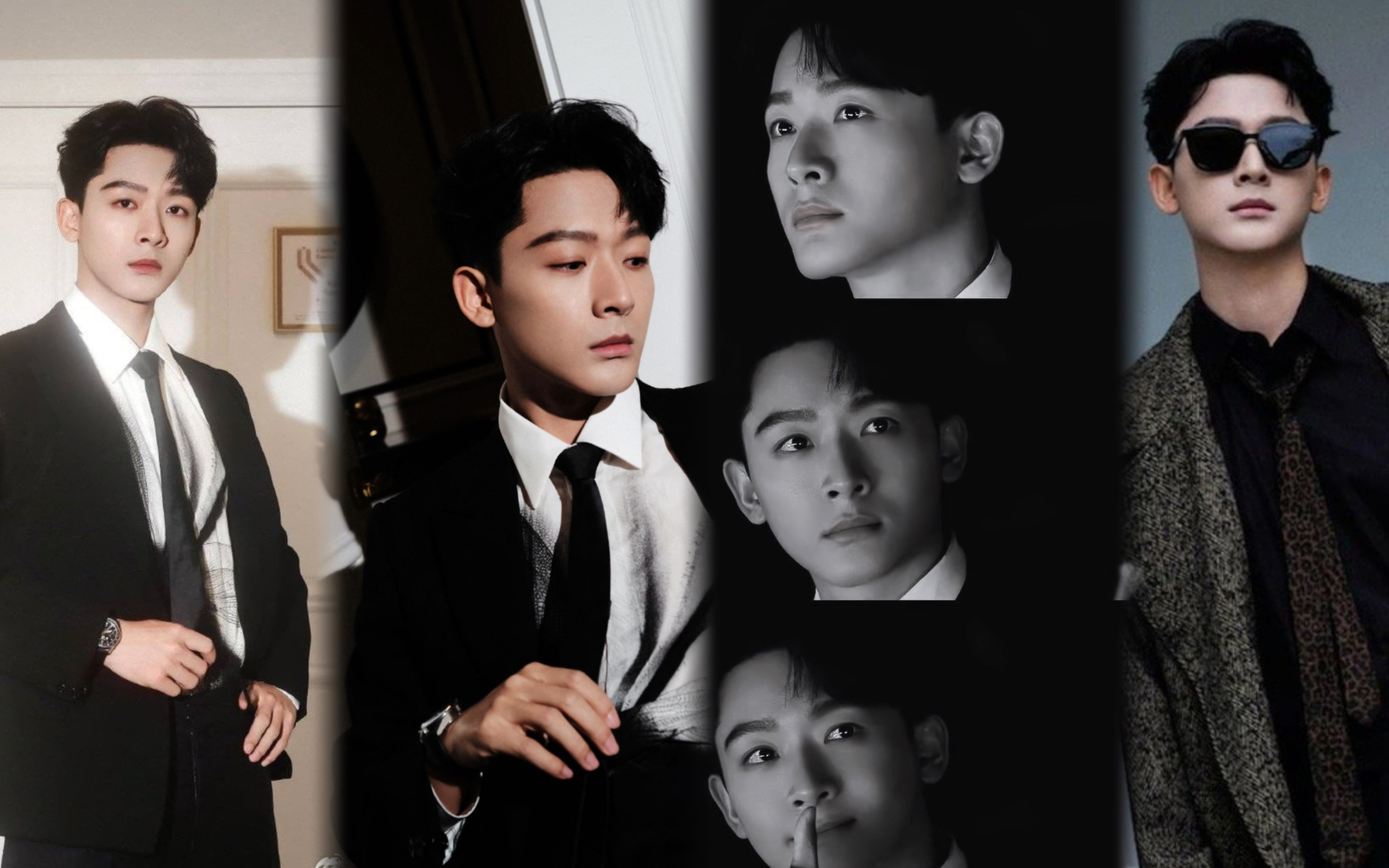 穿西装真的好正|张晚意