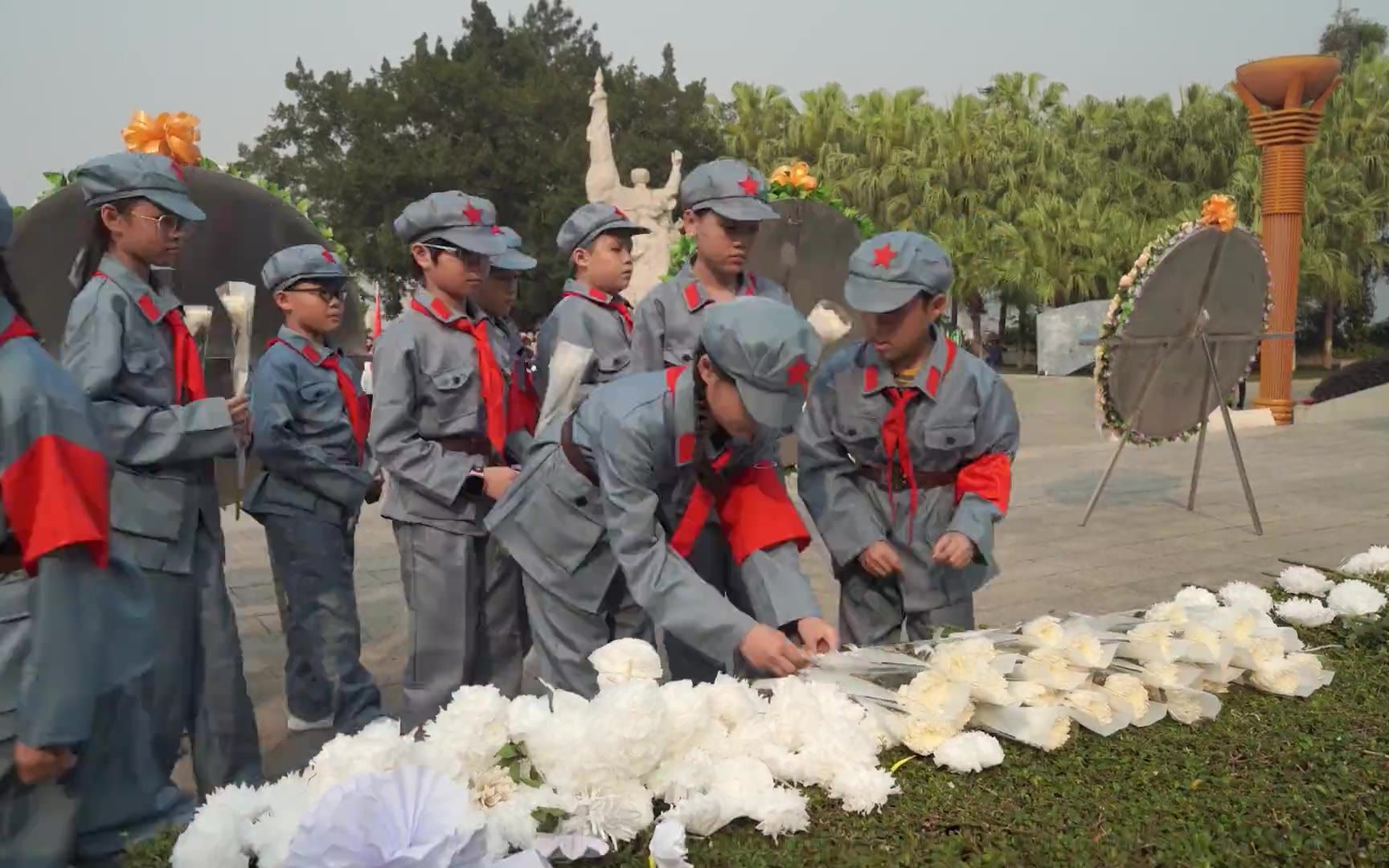 【缅怀革命英烈,传承红色基因】广西百色市青少年祭英烈哔哩哔哩bilibili