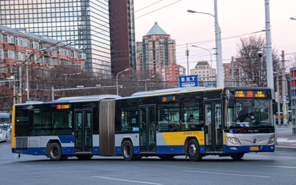 【暮年柴呆,发挥光芒】北京公交28路弘燕公交场站-东大桥公交场站全程