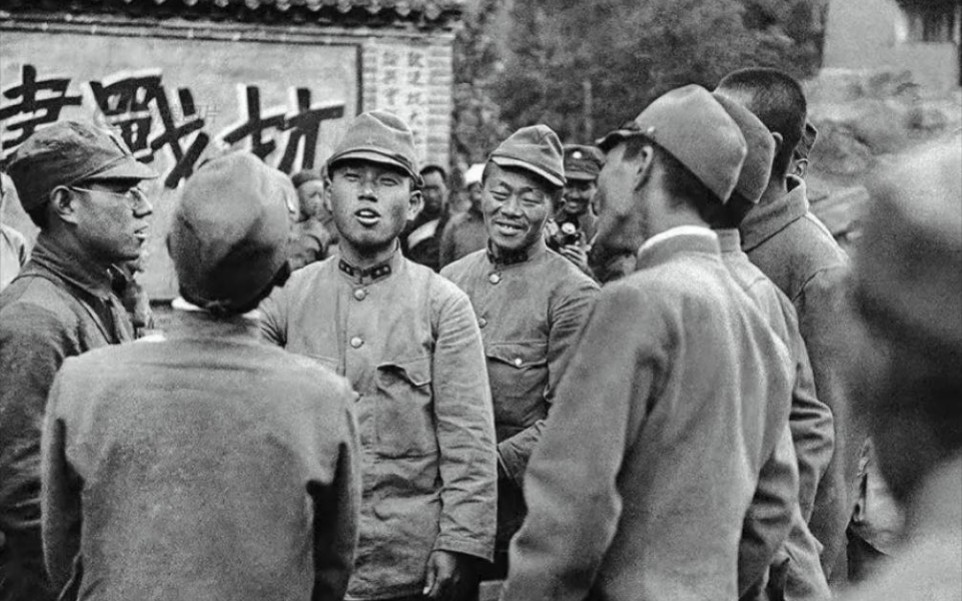 摄于1939.日本俘虏与八路军共同唱歌.他们中许多人成了战后第一代日共和左翼力量.哔哩哔哩bilibili