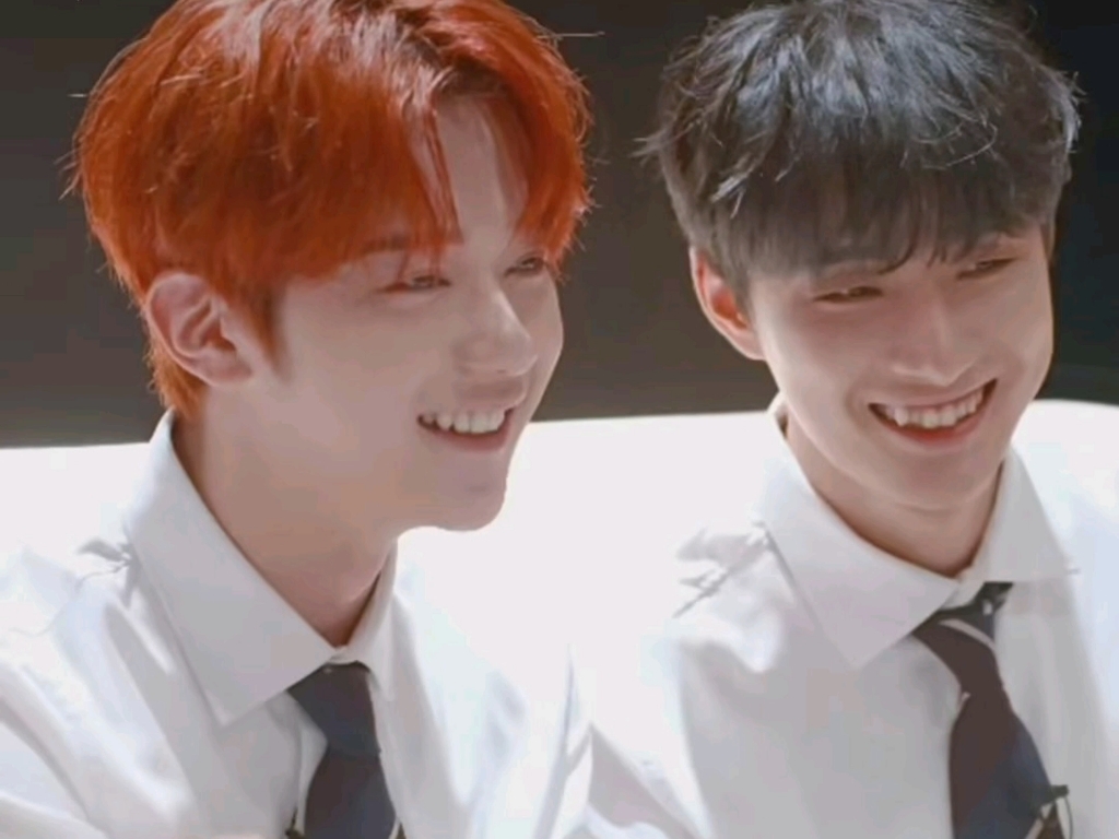 申艺灿(忙内) 金宰汉(队长) omega x