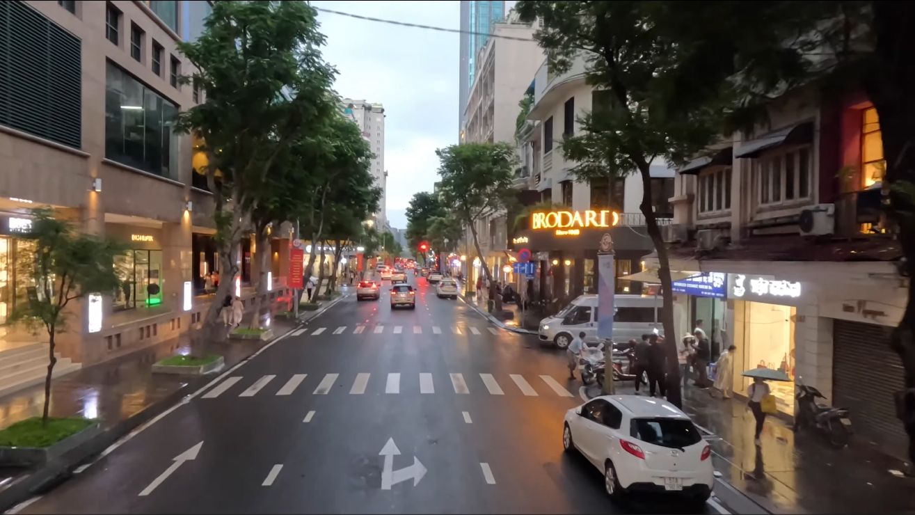 【4k】傍晚驾驶在越南最大城市胡志明市(2023.7)