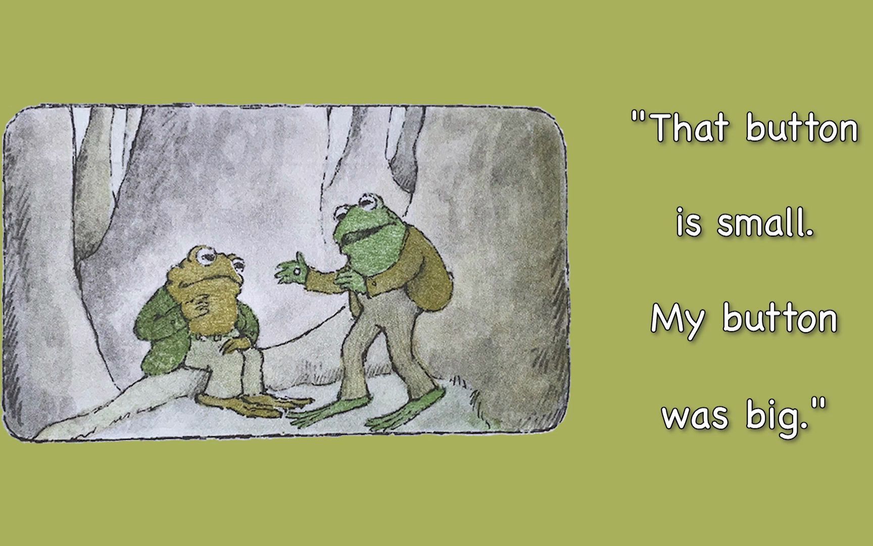 [图]Frog and Toad are Friends Story #3 The Lost Button - 儿童英文绘本欧美老师朗读纯正发音