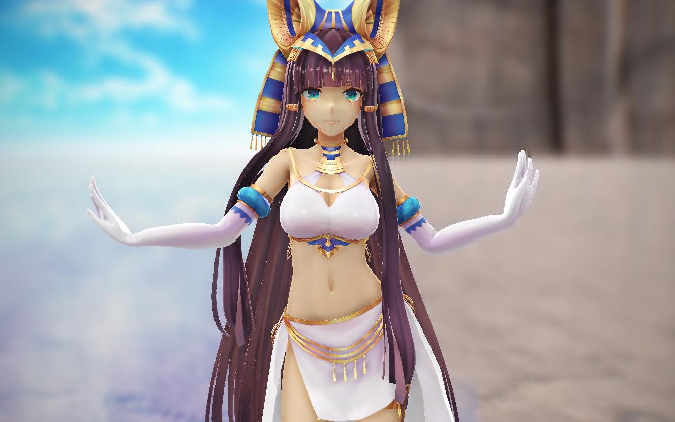 【mmd萌王ex】78～扭动腰肢 和法老来支尬♂舞?(good luck