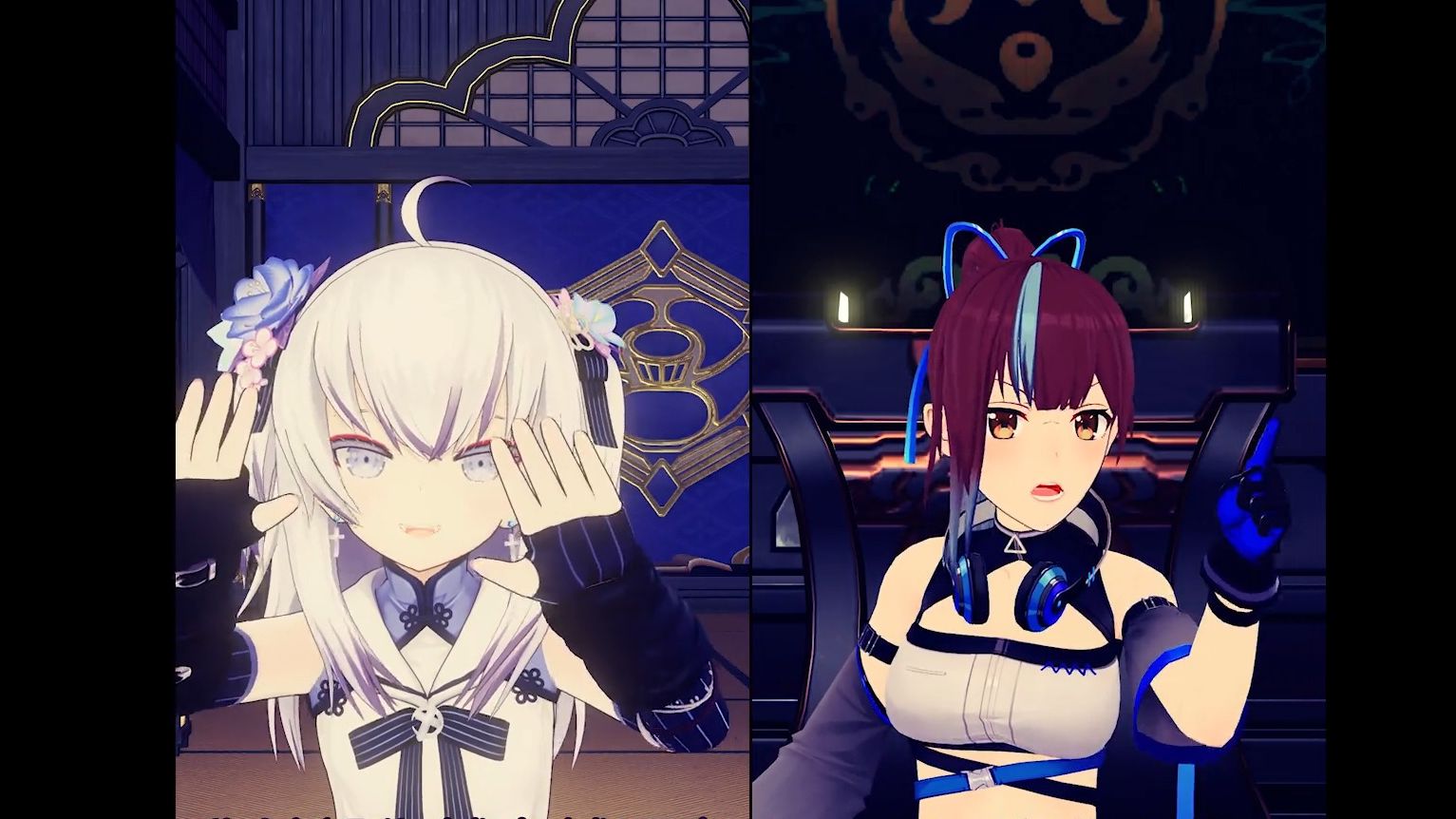 东雪莲与七海连麦,两人一见如故相谈甚欢