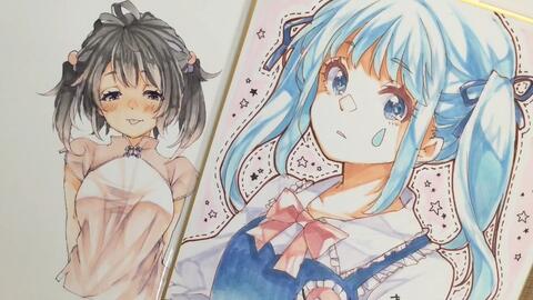 コピック イラストレーター 川名すず 先生に しずくちゃん を描いてもらったよ 川名すず日本画师川名马克笔作品 哔哩哔哩 Bilibili