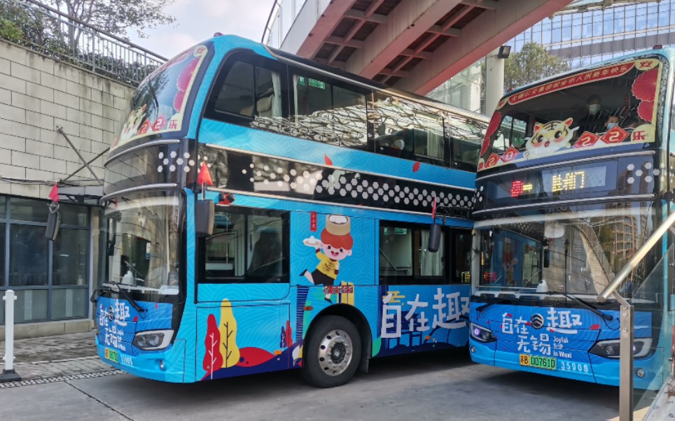 双层再现无锡公交中南分公司888路全程原速pov