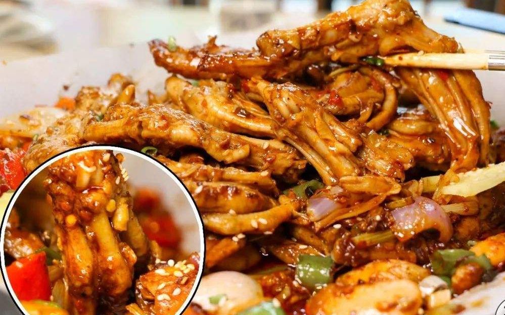 软糯好吃的干锅鸭脚板简单操作版本