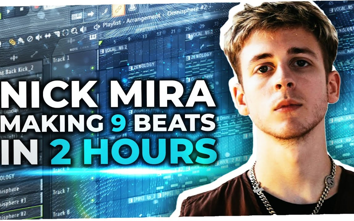 5] nick mira 直播录像 两个小时内制作九个伴奏 0197 nick mira