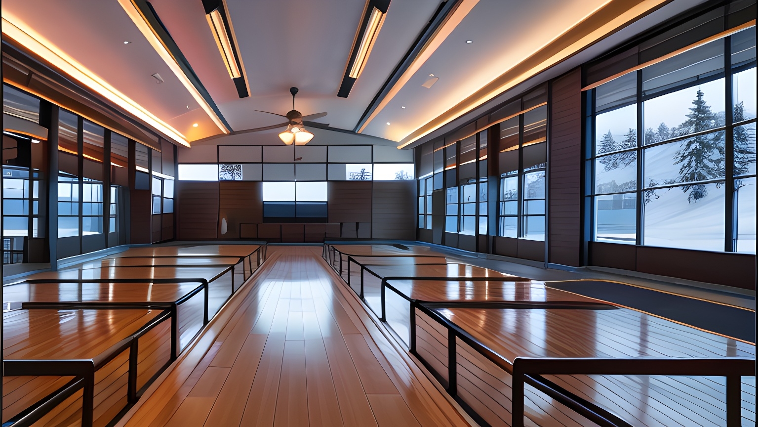 an素材ae素材场景背景现代都市会议室室内