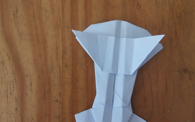 折纸歼二零长条纸教程(原创)