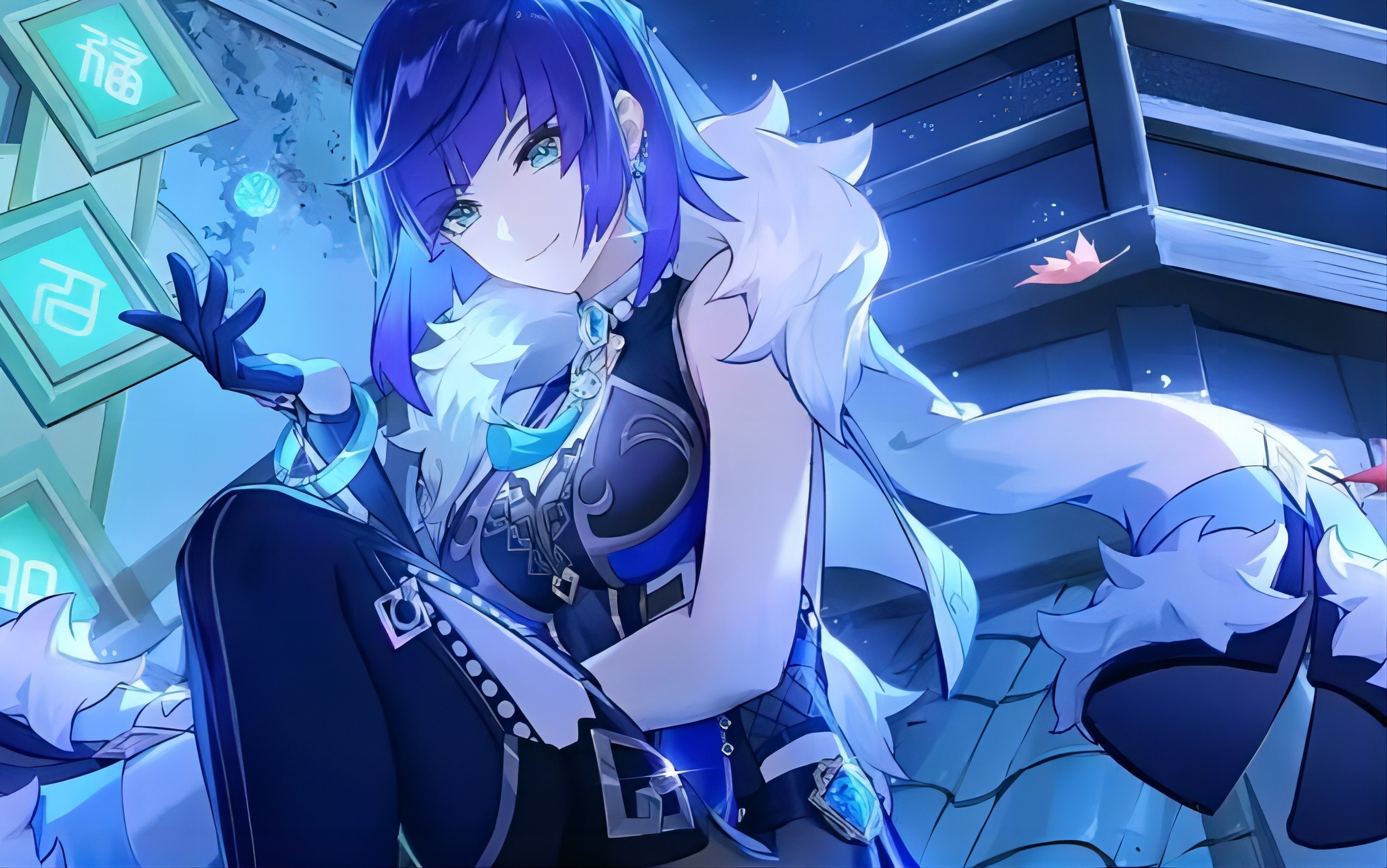 【3.4深渊12层】6 1夜兰满星单通 上下三间连打