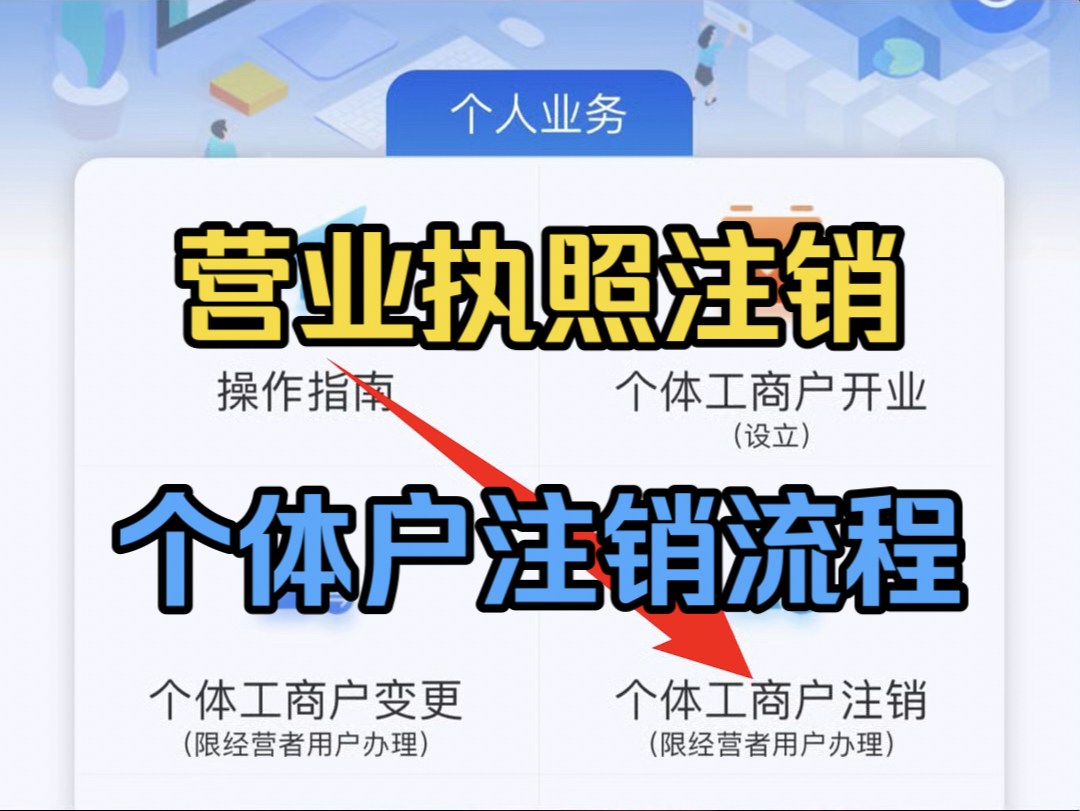 个体户营业执照注销方法,网上注销营业执照流程来了,异地执照注销哔哩哔哩bilibili