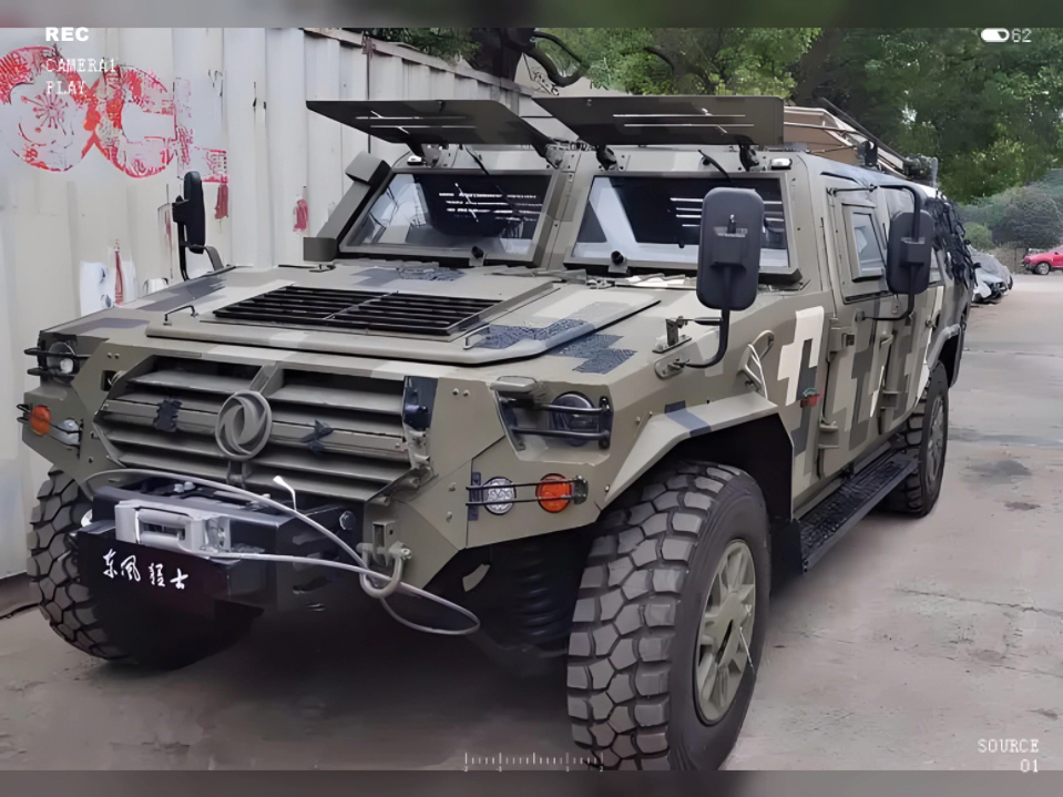 【thr积木】二代东风猛士短轴版积木