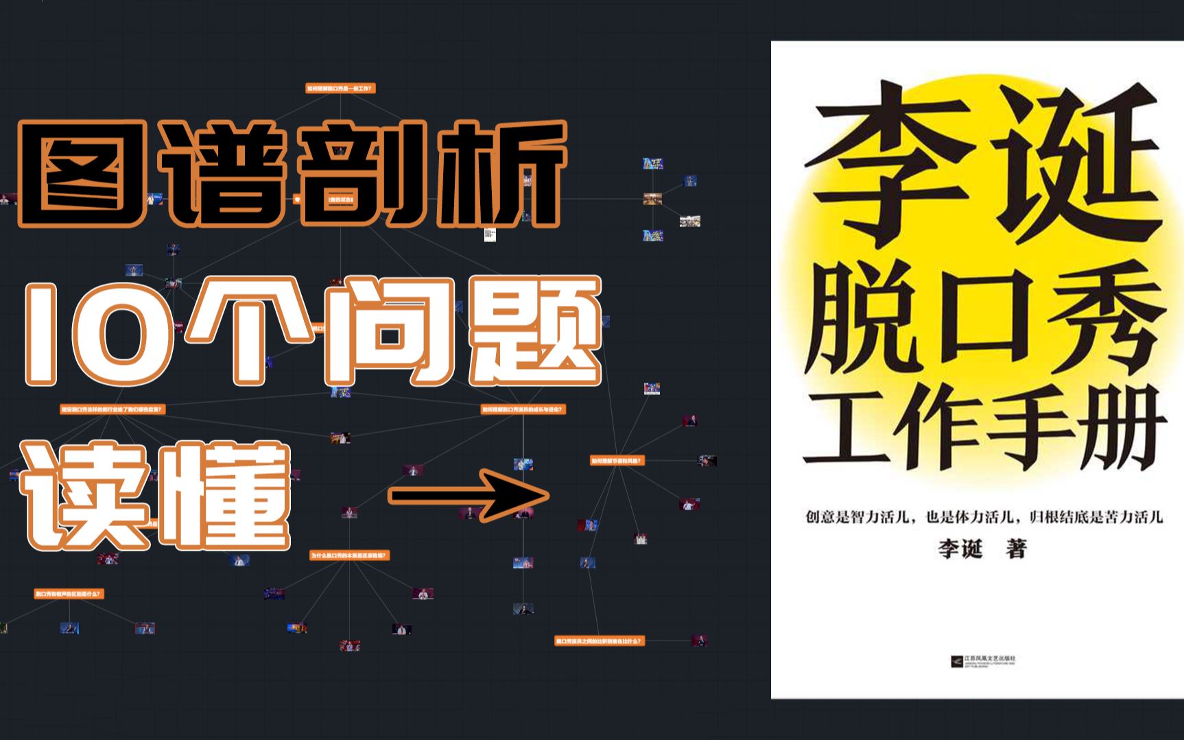 [图]10个问题读懂《李诞脱口秀工作手册》