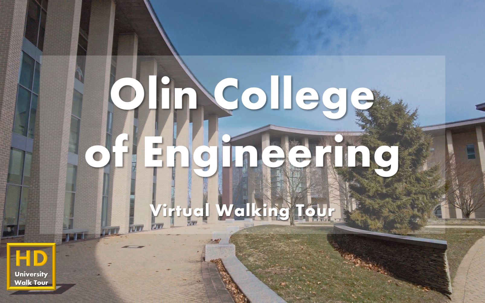 欧林工程学院  校园漫步  Olin College of Engineering Virtual Walking Tour|USA哔哩哔哩bilibili