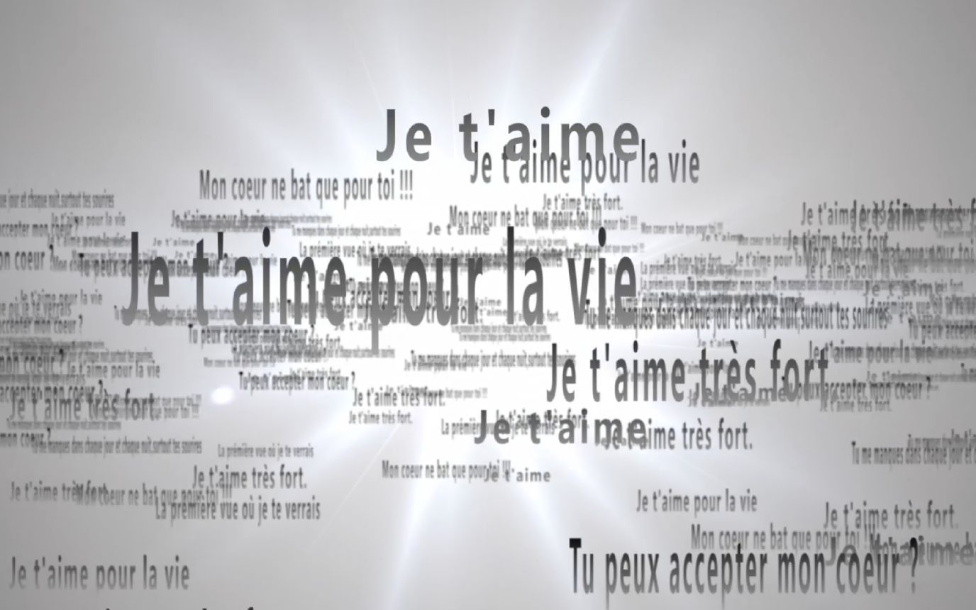 法语文字壁纸图片