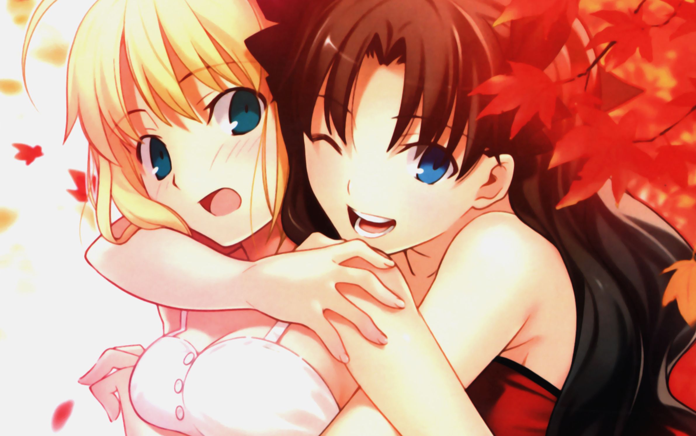 呆毛x凛如果凛在圣杯战争中召唤的是saber半误解系