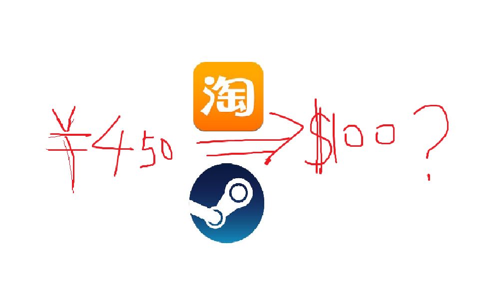 震惊!淘宝steam充值卡450换700哔哩哔哩bilibili