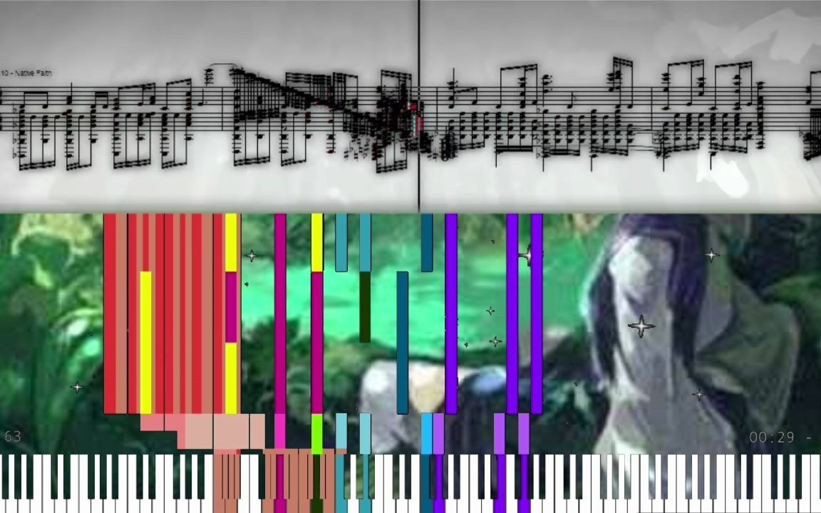 [Black MIDI] Touhou 10  Native Faith 222000 𐽐𞑂哔哩哔哩bilibili