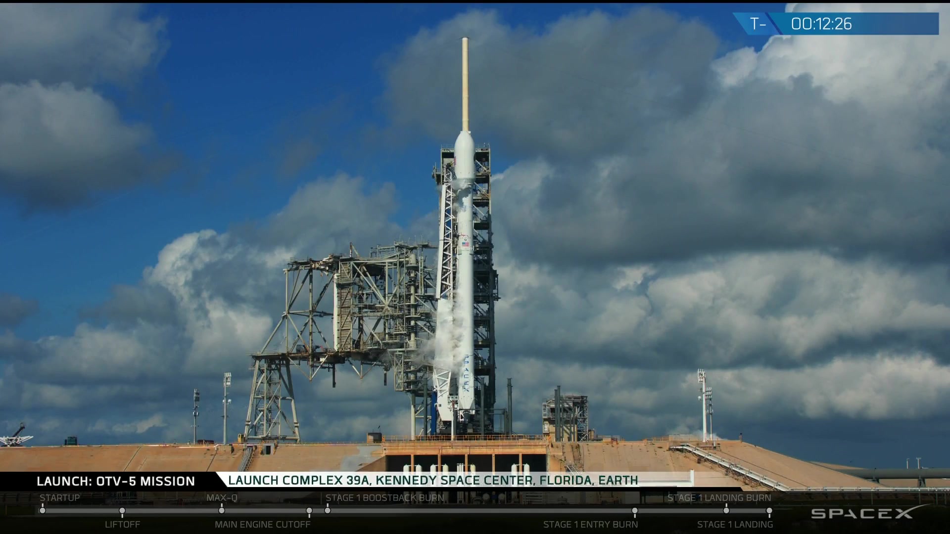 09.07-spacex用猎鹰九号(falcon 9)火箭成功发射x-37b航天飞机