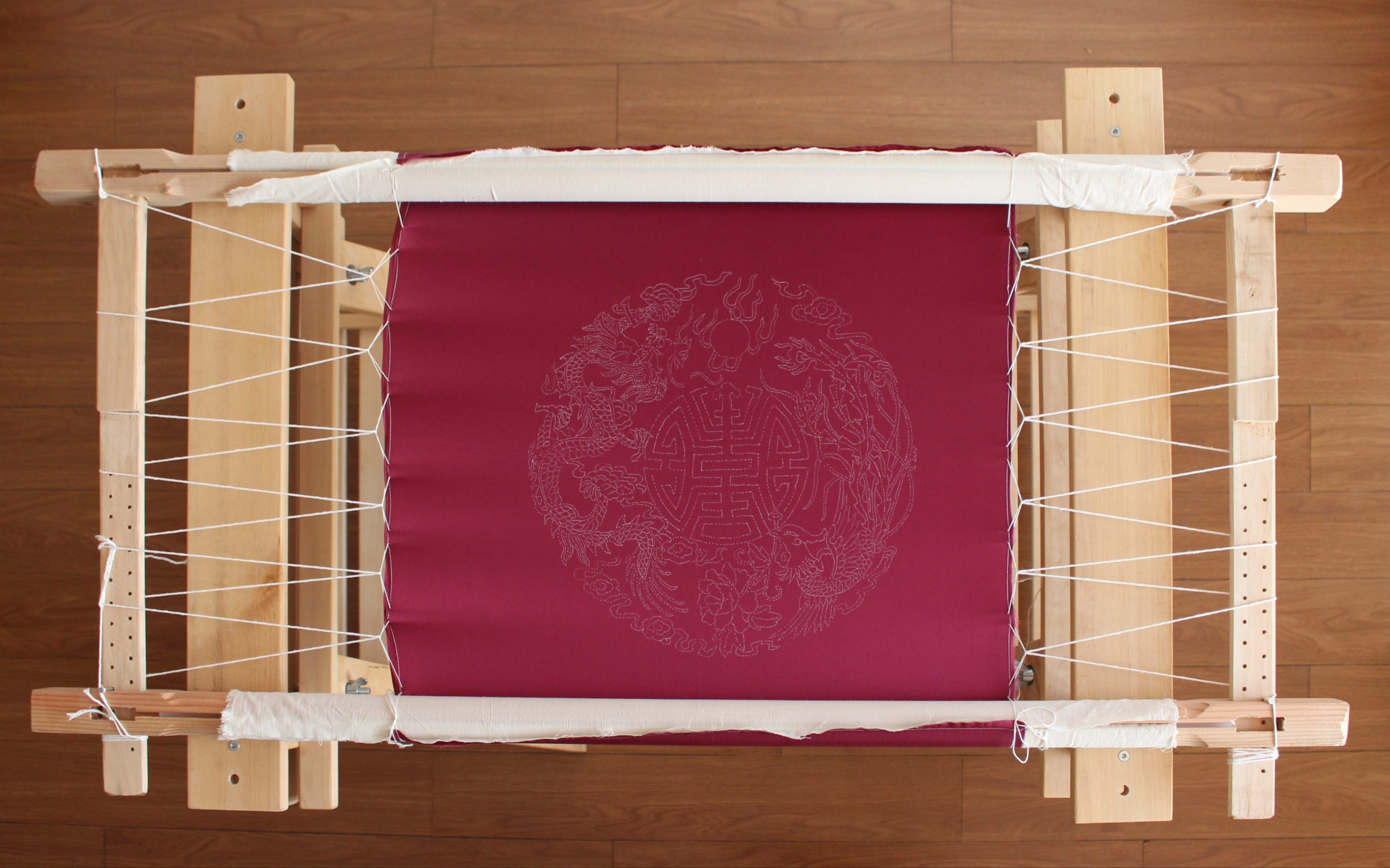 hortense刺绣工具中式绣绷的上绷