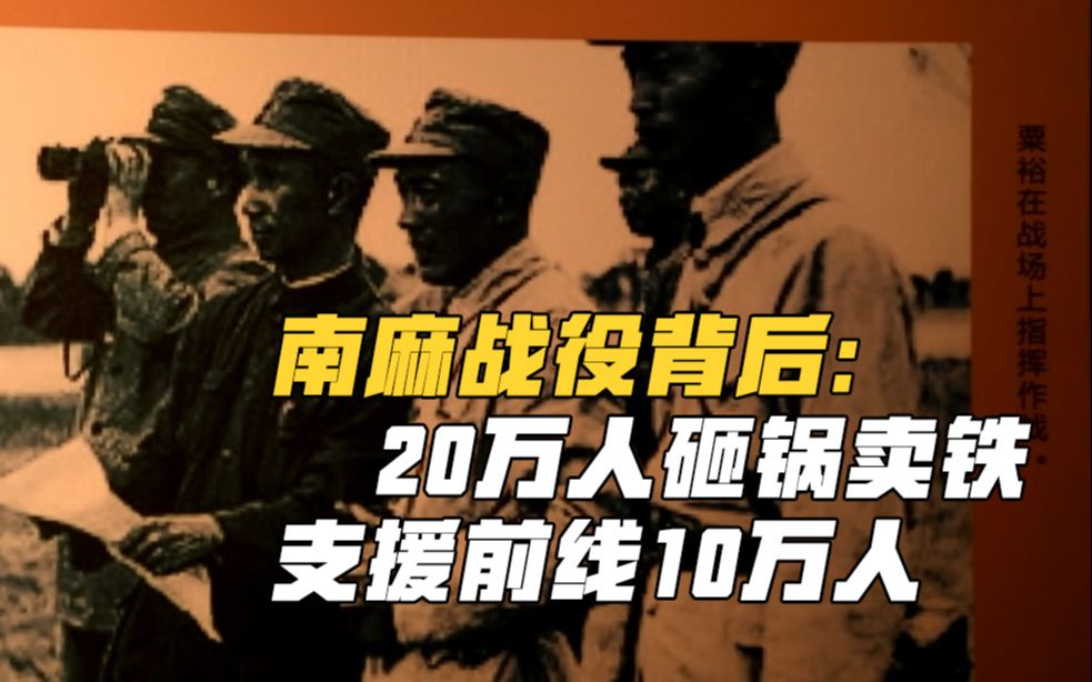 [图]父送子、妻送郎、兄弟争相上战场！南麻战役背后：20万人砸锅卖铁支援前线10万人