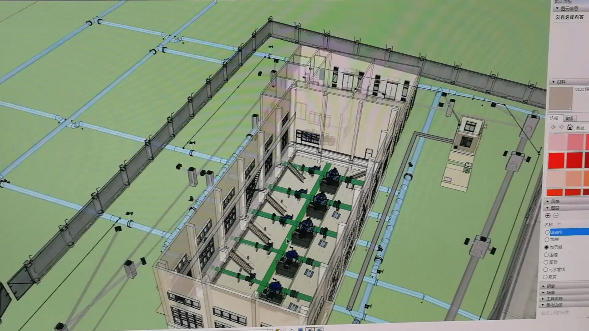 数字孪生 - 管网的三维建模及ar/vr应用