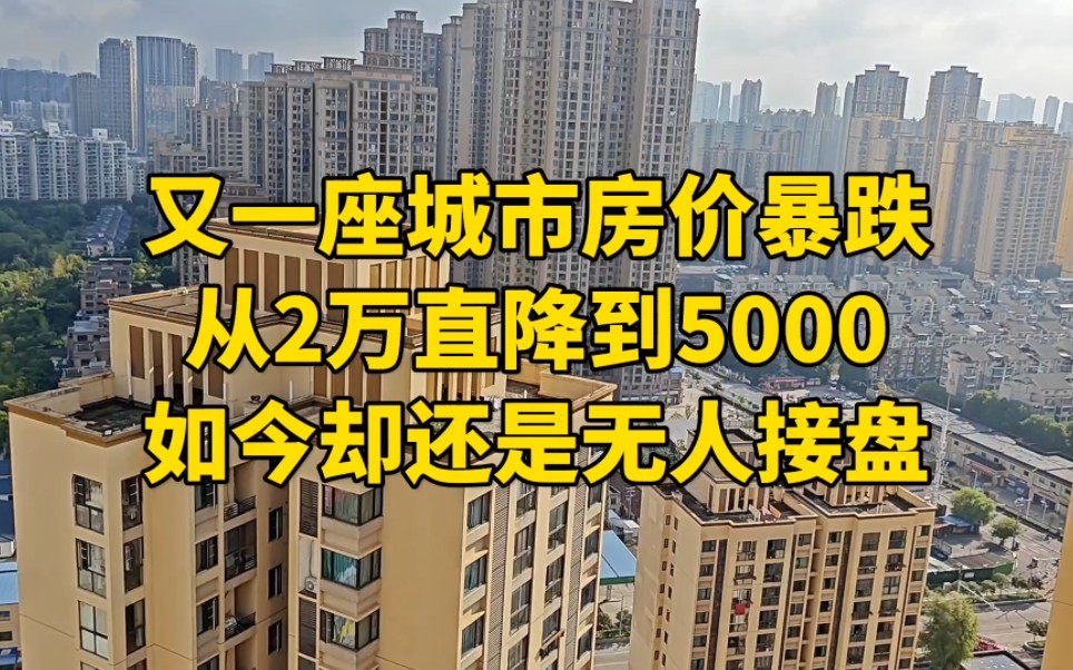 又一座城市房价暴跌?从2万直降到5000,如今却还是无人接盘!哔哩哔哩bilibili