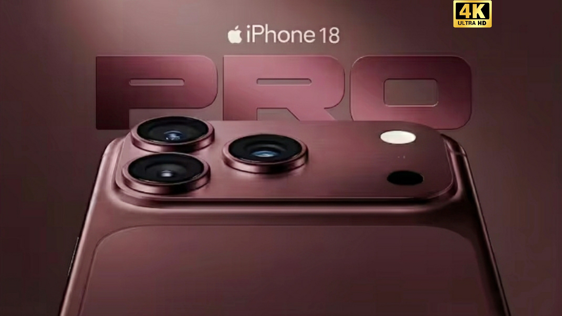 Apple【iPhone 18 Pro Max 宣传片！】全新配色！A20芯片！家族式镜头！红苹果！