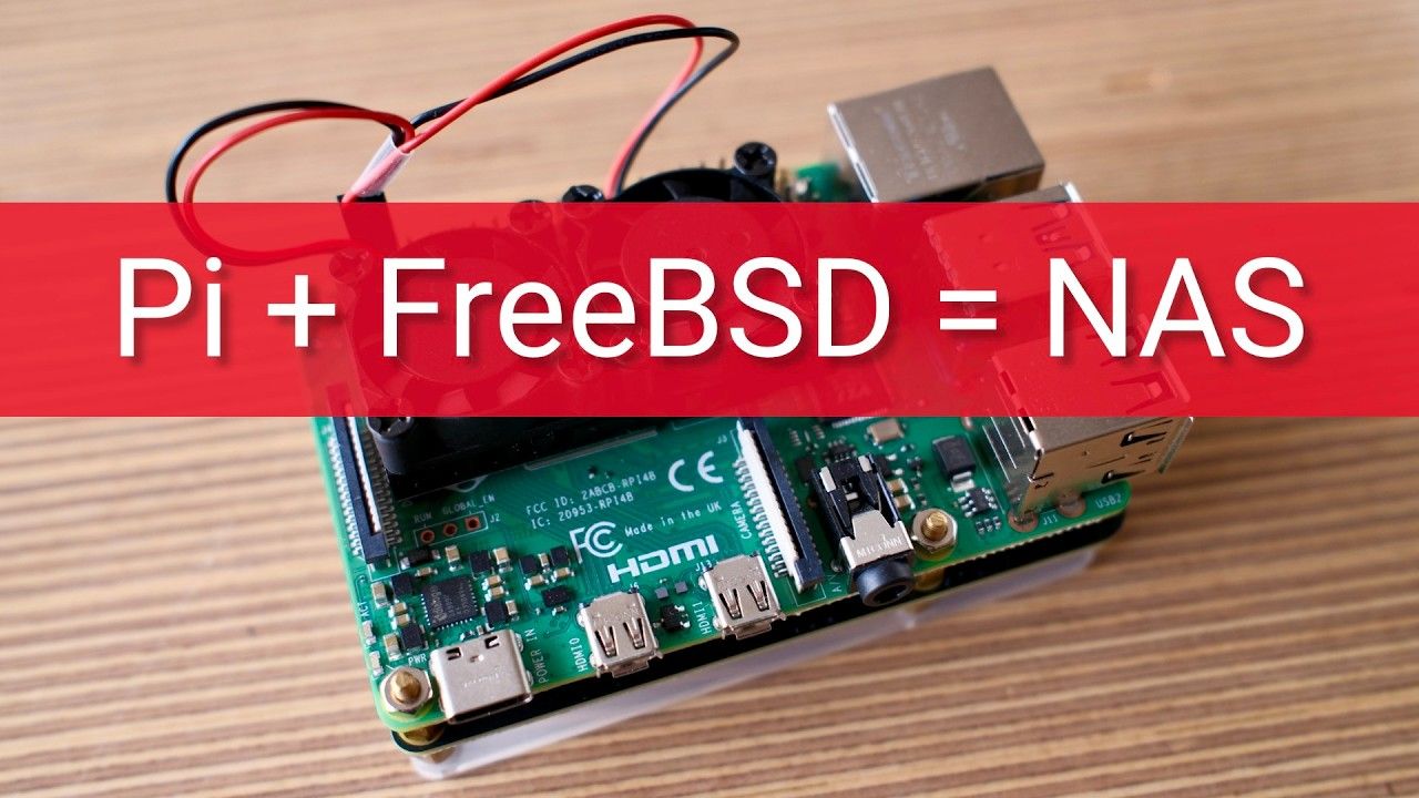 在树莓派上使用 FreeBSD 搭建一个简单的 NAS