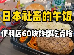 Download Video: 日本便利店干饭！60块钱的多汁汉堡肉便当和香脆炸鸡君，华夫饼入口即化不要太好吃！！