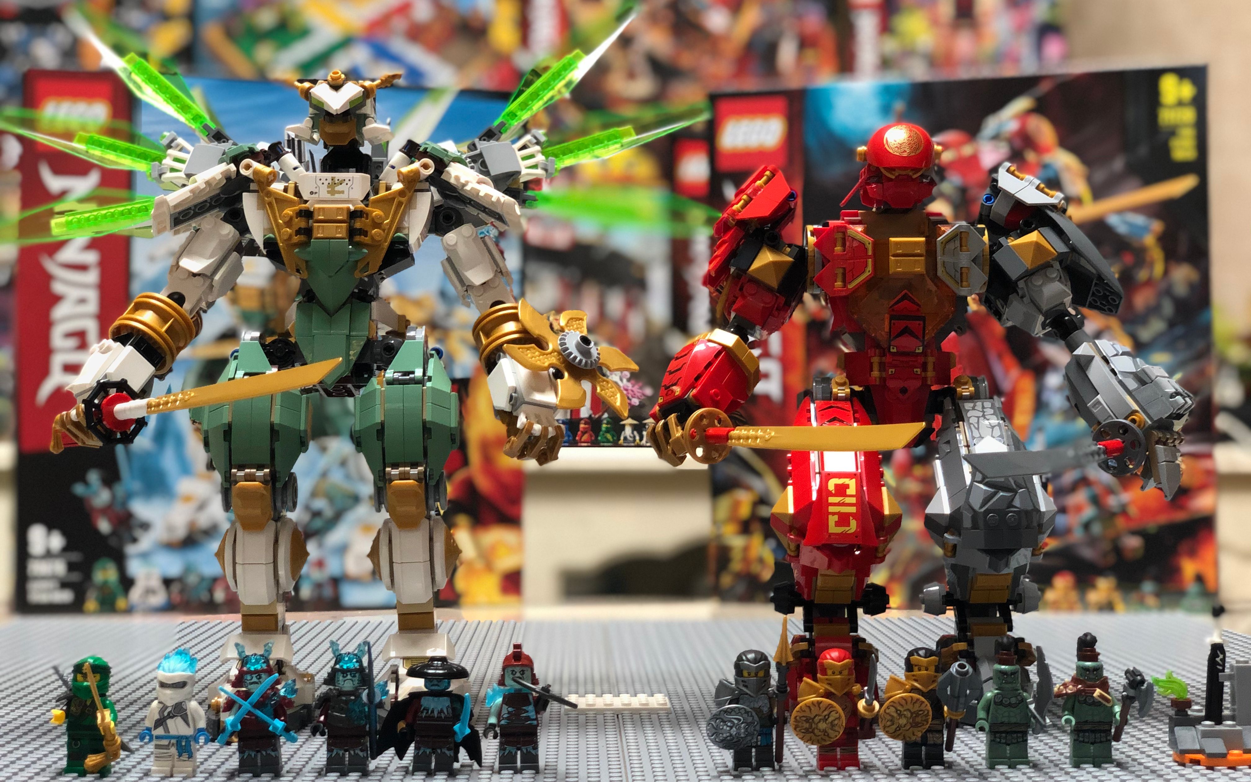 乐高幻影忍者70676vs71720机甲速评