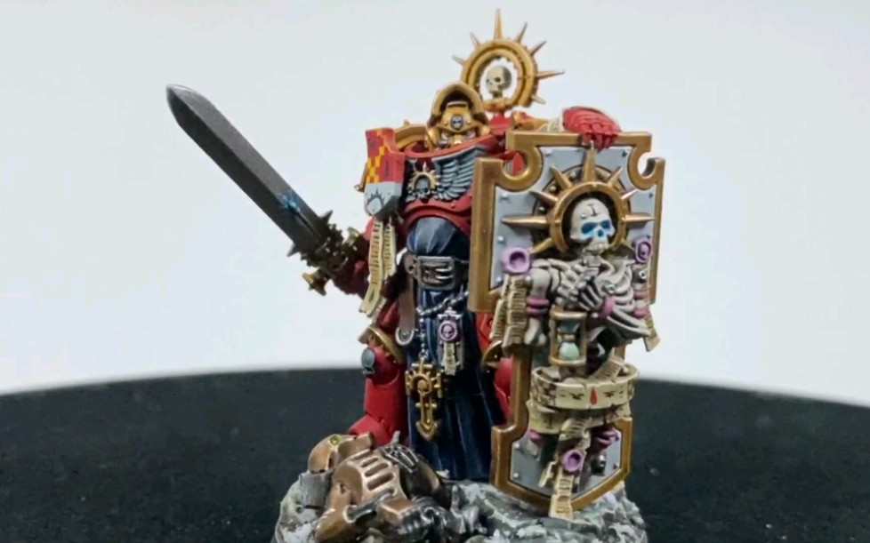 圣血天使对比漆涂装连长